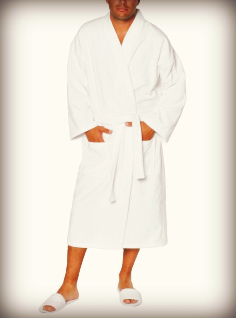 High-Caliber Freshly Laundered Robe New Slippers